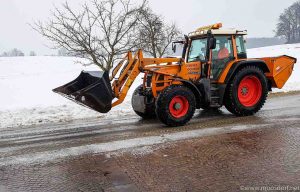 Im Einsatz gegen den Eisregen