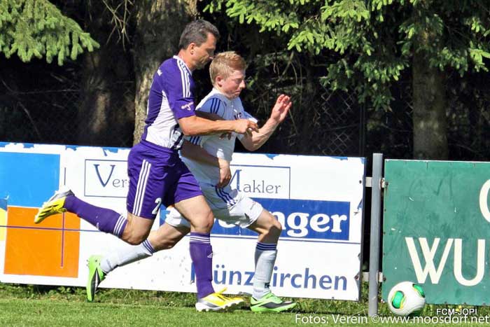 Fußballspiel FC Münzkirchen gegen USV Eggelsberg Moosdorf