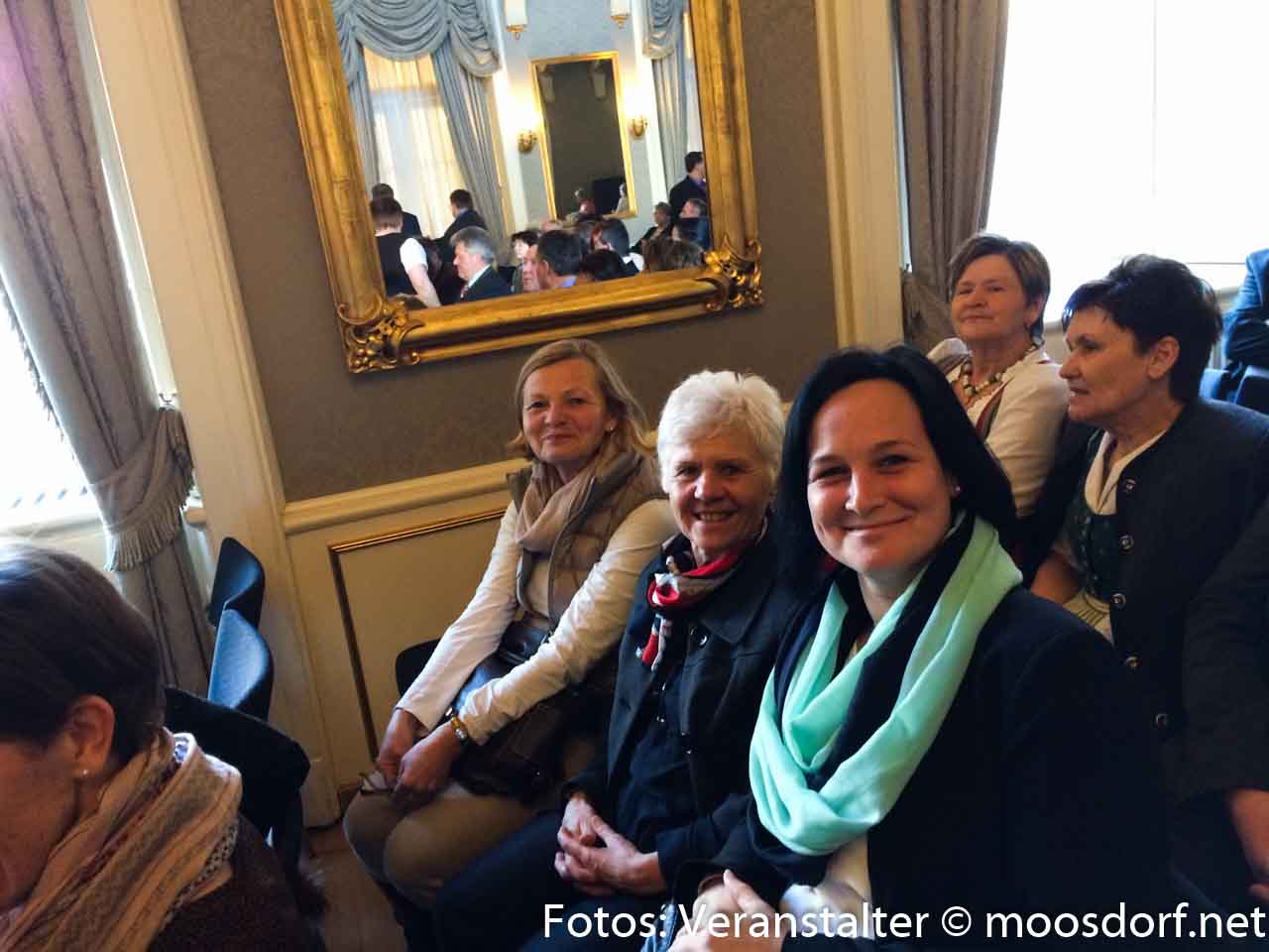 Glückliche Gesichter bei der Verleihung