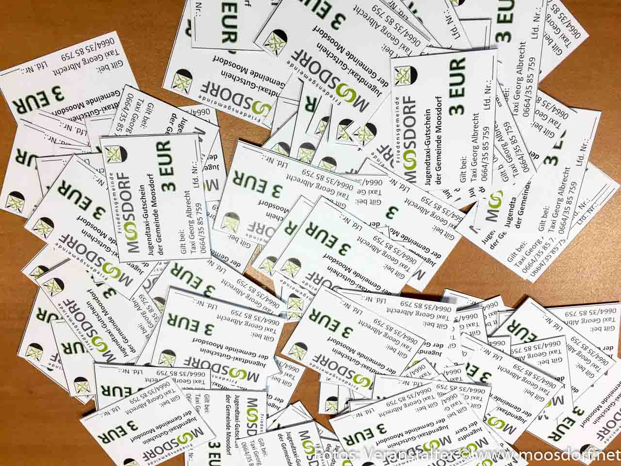 Jugendtaxi Gutscheine (1 von 1)