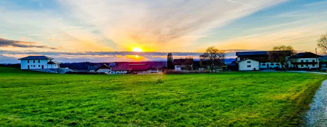 Sonnenuntergang Moosdorf (1 von 1)