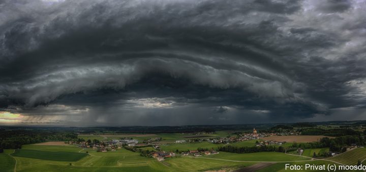 Unwetterzelle Moosdorf