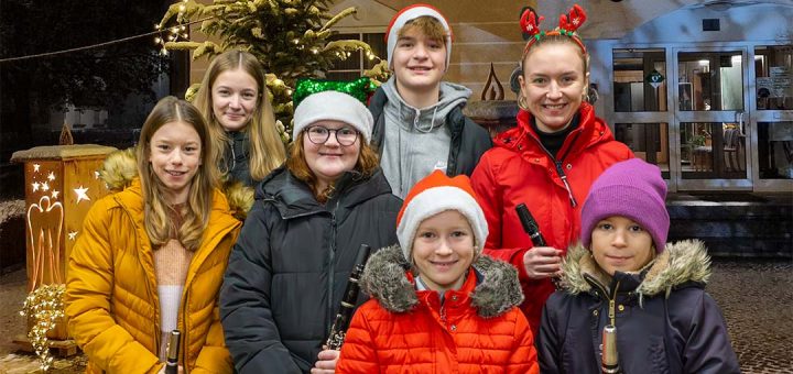 Klarinetten vor Gemeindeamt