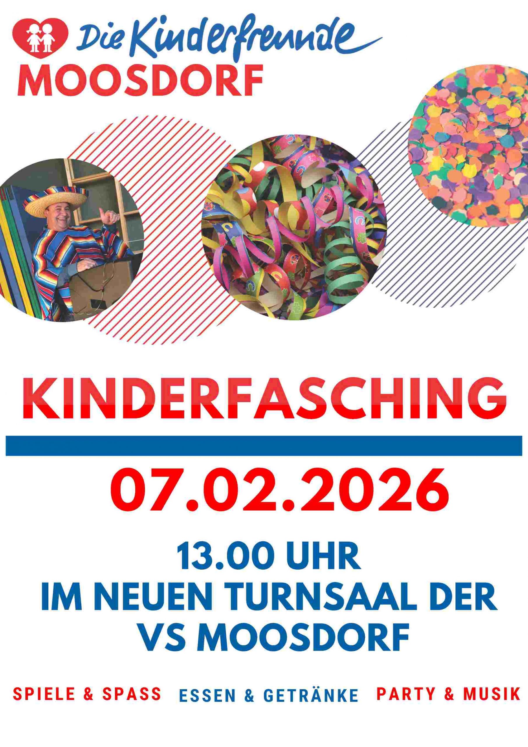 Kinderfasching Plakat MDL