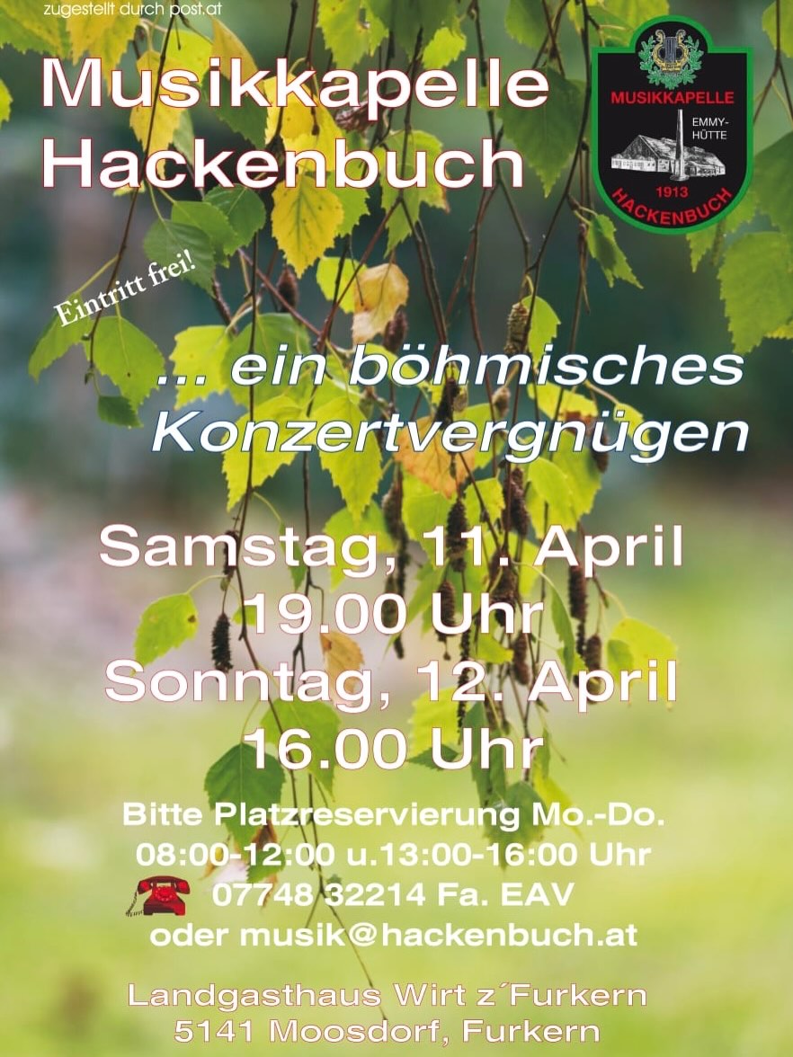 Hackenbuch Böhmisches Konzertvergnügen