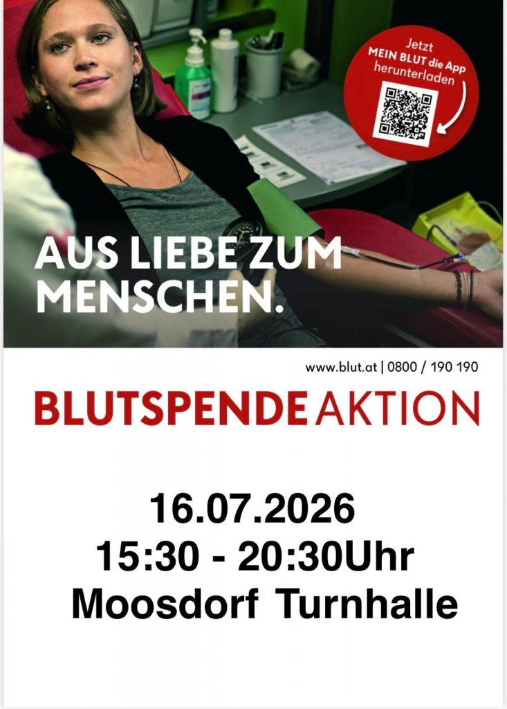 Blutspenden Moosdorf